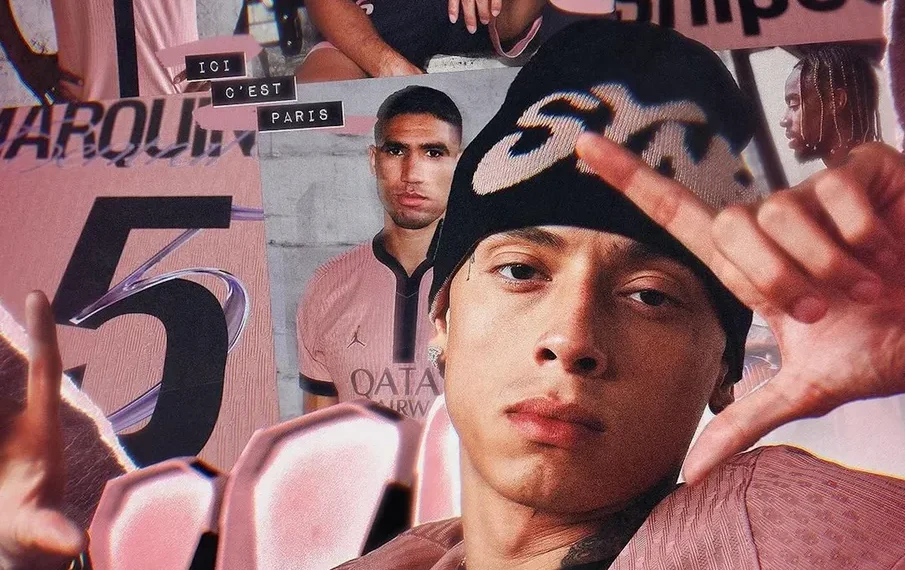 Central Cee designed samen met Paris Saint-Germain het nieuwe derde shirt