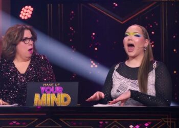 André Dongelmans als dragqueen in Make Up Your Mind