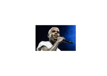 Chris Brown tijdens een evenement