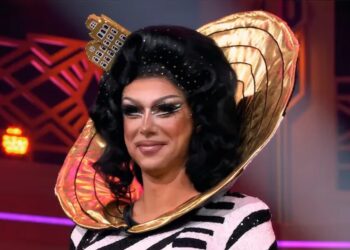 Armin van Buuren in drag als queen Daisy Belle op Make Up Your Mind