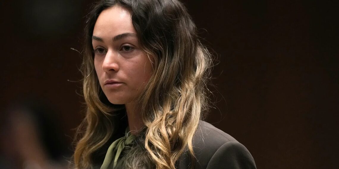 Gabbie Gonzalez in de rechtszaal während haar proces.