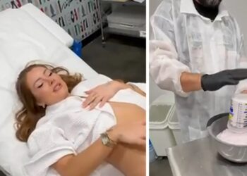 Kara Leona presenteert haar nieuw gemodelleerde seksspeeltje