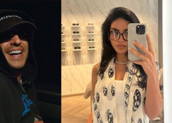 Lil Kleine en Selma Omari tijdens optreden