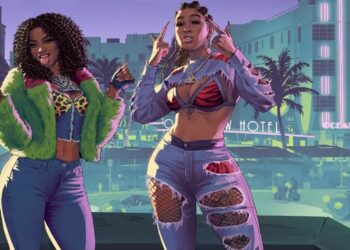 Artwork van de GTA 6 soundtrack met verschillende artiesten.