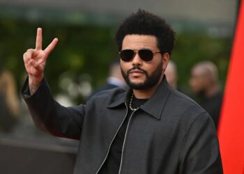 The Weeknd tijdens de premiere van Mission: Impossible – The Final Reckoning in New York.