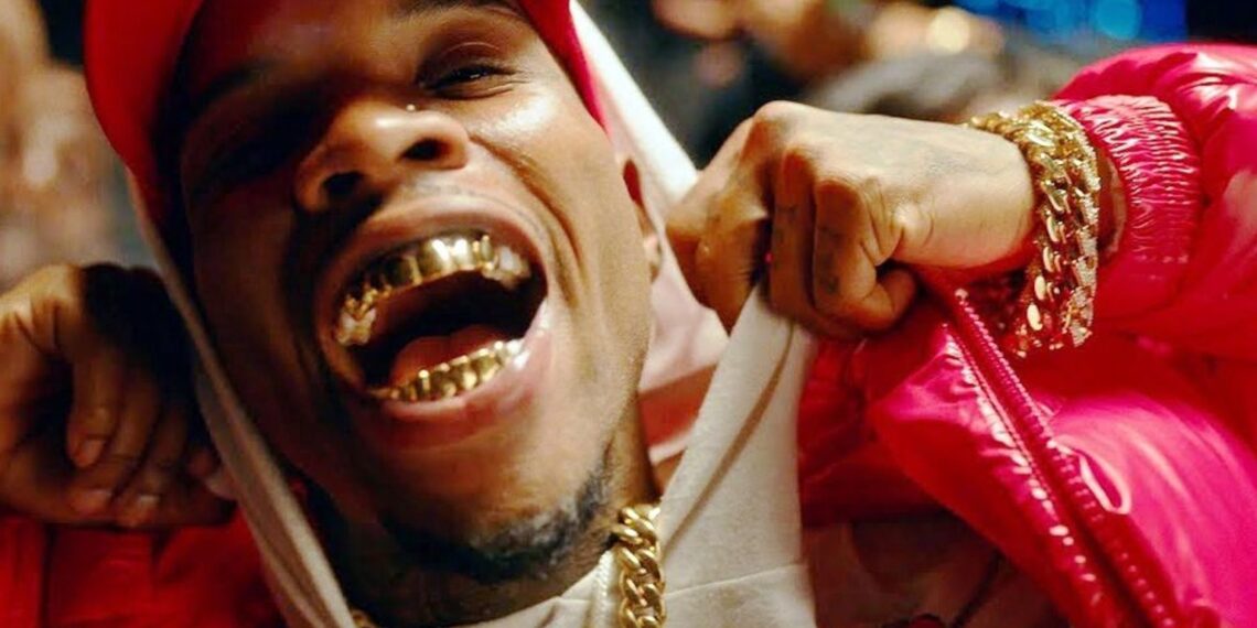 Tory Lanez tijdens de aankondiging van zijn tour vanuit de gevangenis.