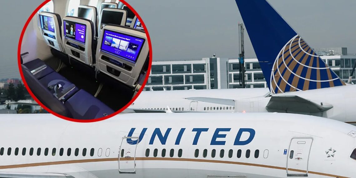 United Airlines vliegtuig