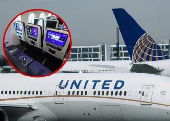 United Airlines vliegtuig